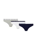 3PACK Women's Thongs Tommy Hilfiger multicolor