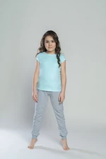 Dívčí tričko Tola s krátkým rukávem - pistáciové