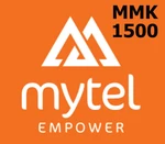 Mytel 1500 MMK Mobile Top-up MM