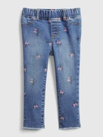 GAP Dětské džíny Disney Minnie Mouse bow print jeggings - Holky