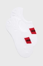 Ponožky HUGO pánské, bílá barva, 50468123