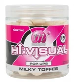 Mainline plovoucí boilie high visual pop-ups milky toffee 15 mm 50 ks