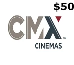 CMX Cinemas $50 Gift Card US