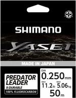 Shimano Fishing Yasei Predator Fluorocarbon Číra 0,25 mm 5,06 kg 50 m