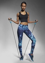 Bas Bleu Legginsy sportowe LAGUNA elastyczne z modnym printem
