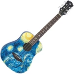 Luna 3/4 Travel Starry Night Guitarra folclórica
