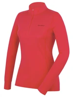 Husky  Aron zips L pink, M Dámska merino mikina