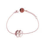 Women's rose gold bracelet with four-leaf clover Vuch-Cheery