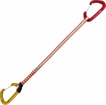 Climbing Technology Fly-Weight EVO Long Set DY Expressz Red/Gold Wire Straight Gate 35.0