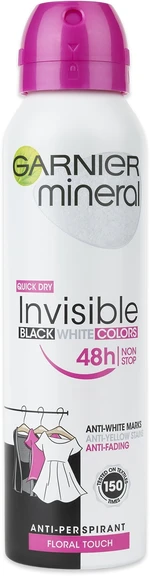 Garnier Minerální deodorant pro dlouhotrvající svěžest ve spreji Invisible 150 ml