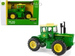 John Deere 7520 Tractor Green with Yellow Top "Replica Play" Series 1/32 Diecast Model by ERTL TOMY