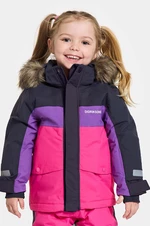 Dětská zimní bunda Didriksons BJÄRVEN KIDS PARKA růžová barva
