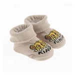 Novorozenecké ponožky Lví král- béžové - 0-3 MONTHS BEIGE
