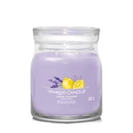 Yankee Candle Aromatická svíčka Signature sklo střední Lemon Lavender 368 g
