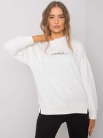 Women's sweatshirt Ecru with print