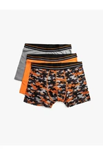 Koton 3-Pack Boxer Set Cotton Camouflage Print