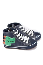Denokids Dinosaur Clutches Boys Navy Blue Sneakers Sneakers.