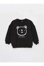 LC Waikiki Crew Neck Long Sleeve Printed Baby Boy Sweatshirt