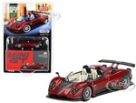 Pagani Zonda HP Barchetta Rosso Dubai Red Metallic Limited Edition to 2040 pieces Worldwide 1/64 Diecast Model Car by True Scale Miniatures