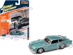 1966 Aston Martin DB5 RHD (Right Hand Drive) Caribbean Pearl Blue Metallic "Classic Gold Collection" 2023 Release 1 Limited Edition to 4428 pieces Wo
