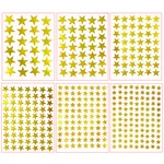 10sheets/bag Gold Star Sticker Stamping Five Pointed Star Sticker Children's Reward Sticker Teacher Praise Label