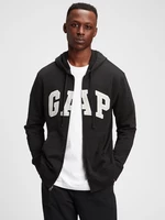 Black men's sweatshirt GAP Logo arch hoodie
