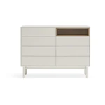 Biała komoda 120x90x40 cm Corvo – Teulat