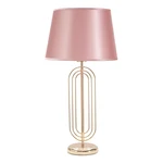Różowa lampa stołowa Mauro Ferretti Krista, wys. 64 cm