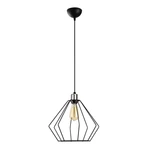 Czarna metalowa lampa wisząca Opviq lights Aristea