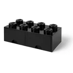 Czarny pojemnik z 2 szufladkami LEGO®