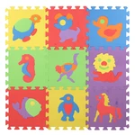 TEDDIES Pěnové puzzle zvířata 10 ks 3r+