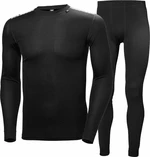 Helly Hansen Men's HH Comfort Lightweight Base Layer Set Black XL Sous-vêtements thermiques