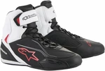 Alpinestars Faster-3 Shoes Black/White/Red 40 Motoros cipők