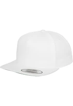 Classic 5-panel Snapback White