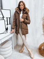 STARRY Women's Quilted Jacket Brown Dstreet