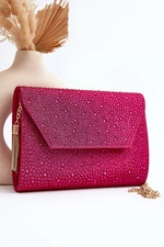 Embellished Edela clutch bag, pink