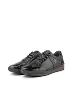 Ducavelli Blink Genuine Leather Men's Casual Shoes, Sheepskin Inner Shoes, Winter Shearling Shoes.