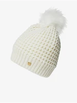 Women's cream beanie HELLY HANSEN W SNOWFALL BEANIE - Women