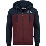 Férfi melegítő felső Lonsdale Oxblood