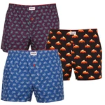 3PACK men's shorts Gosh multicolor