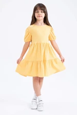 DEFACTO Girls Short Sleeve Dress