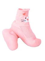 Calzini per bambini Yoclub YC_B_G_Anti-skid_Socks_With_Rubber_Sole_OBO-0175G-5200_Apricot