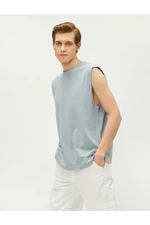 Koton Basic Sleeveless T-Shirt Crew Neck Sleeveless Cotton