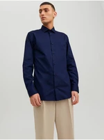 Dark blue Men's Shirt Jack & Jones Parker - Men