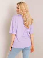 Women's T-shirt RUE PARIS purple color