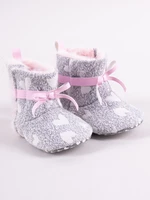 Dětské dívčí boty Yoclub s páskem na suchý zip OBO-0186G-6500