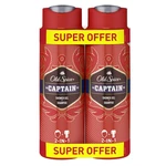 OLD SPICE Sprchový gel Captain 2 x 400 ml