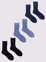 Pánske ponožky Yoclub, 3-balenie, farby SKA-0127F-AA0B