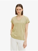 Light Green Women T-Shirt Tom Tailor - Women
