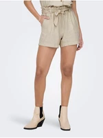 Beige Women's Linen Shorts JDY Say - Women